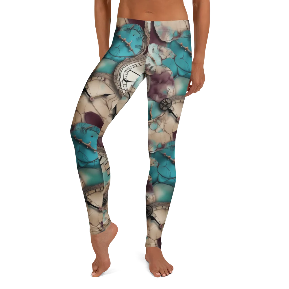 Midnight Horology on Leggings — Front