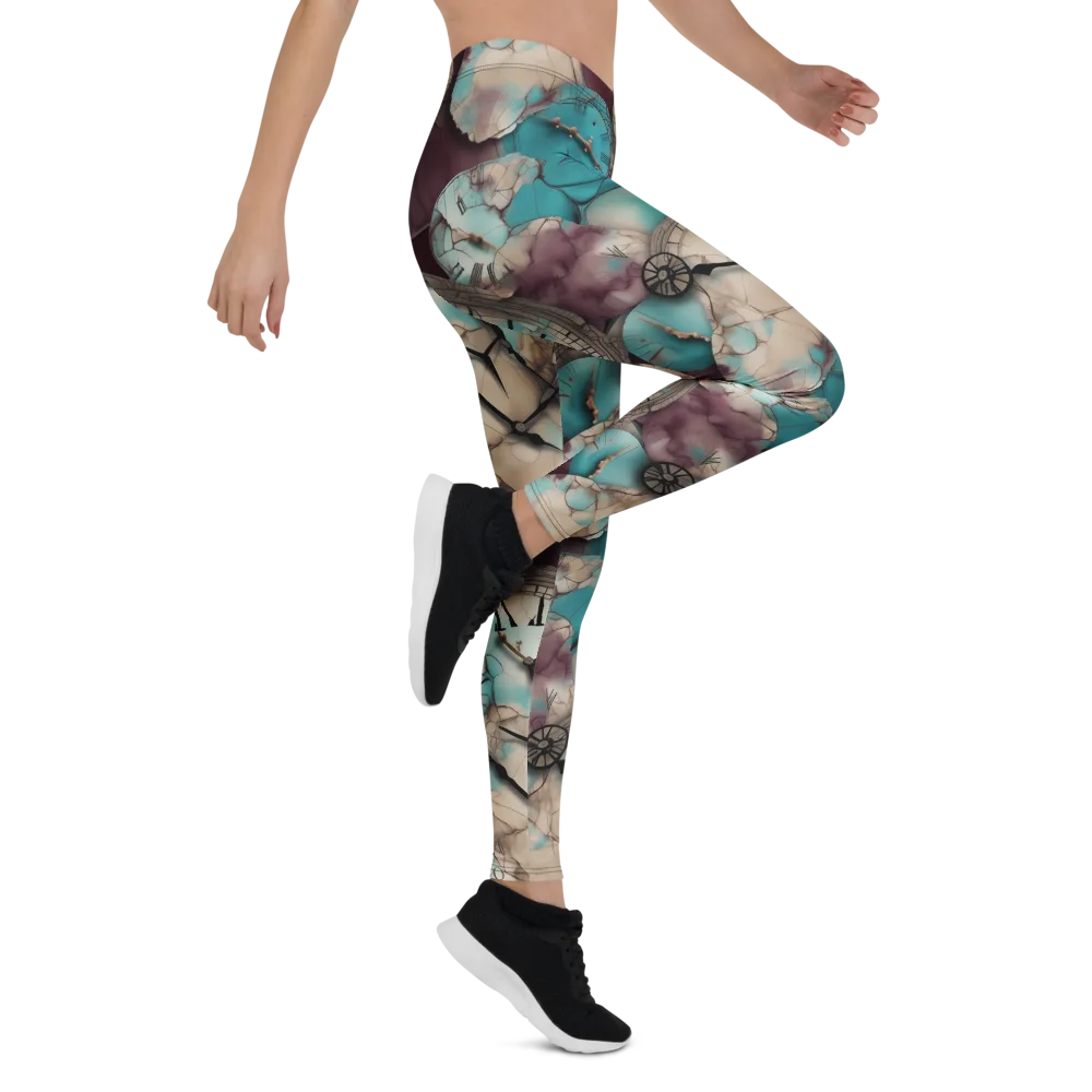 Midnight Horology on Leggings — Right