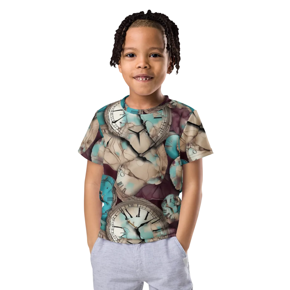 Midnight Horology on Kids Crew Neck T-Shirt — Front