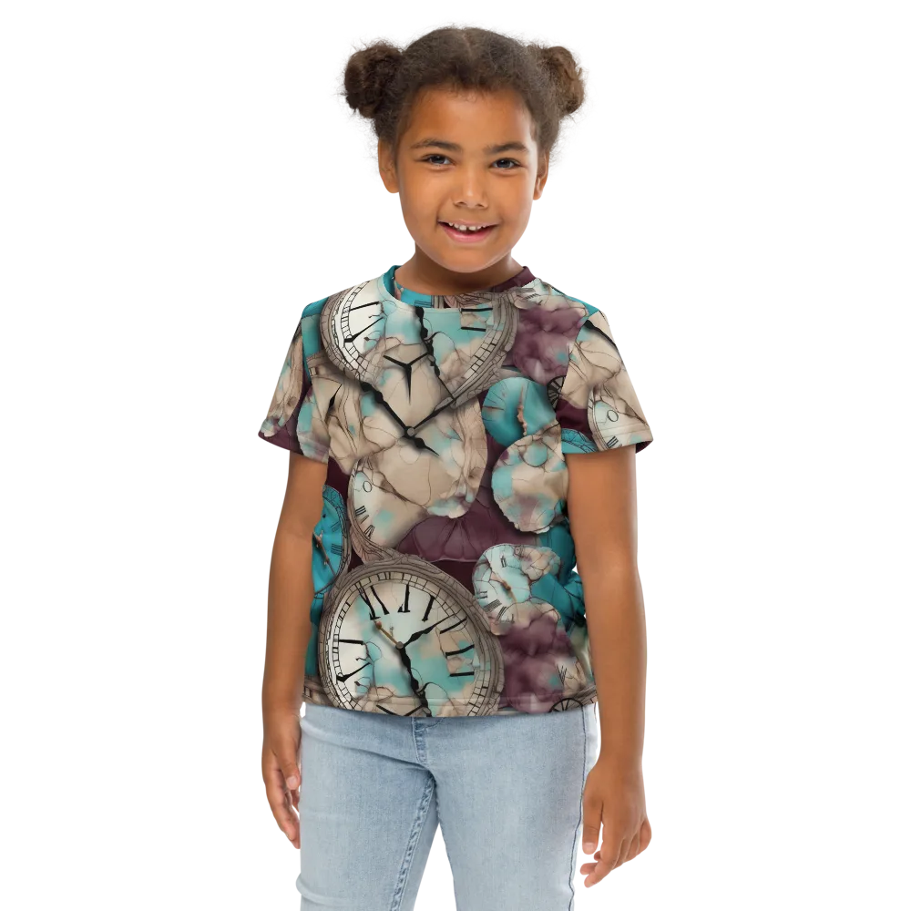 Midnight Horology on Kids Crew Neck T-Shirt — Front