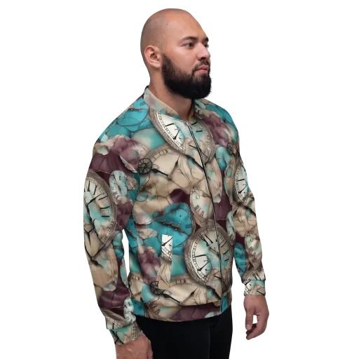 Midnight Horology on a Bomber Jacket