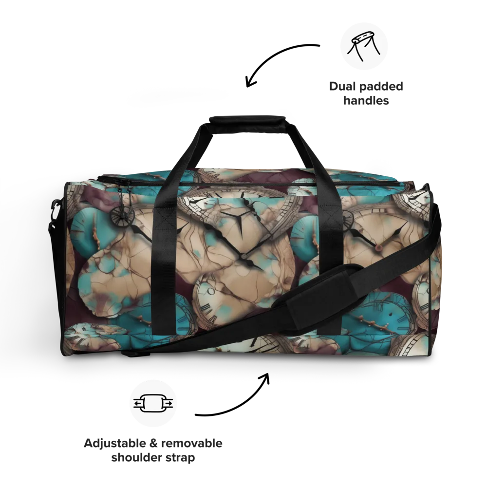 Midnight Horology on Duffle Bag — Front