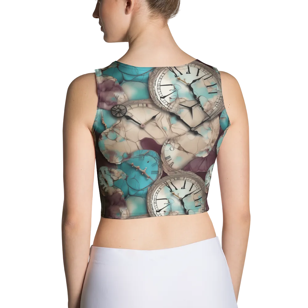 Midnight Horology on Crop Top — Back
