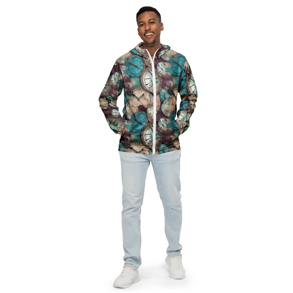 Midnight Horology on Men's Windbreaker — Front