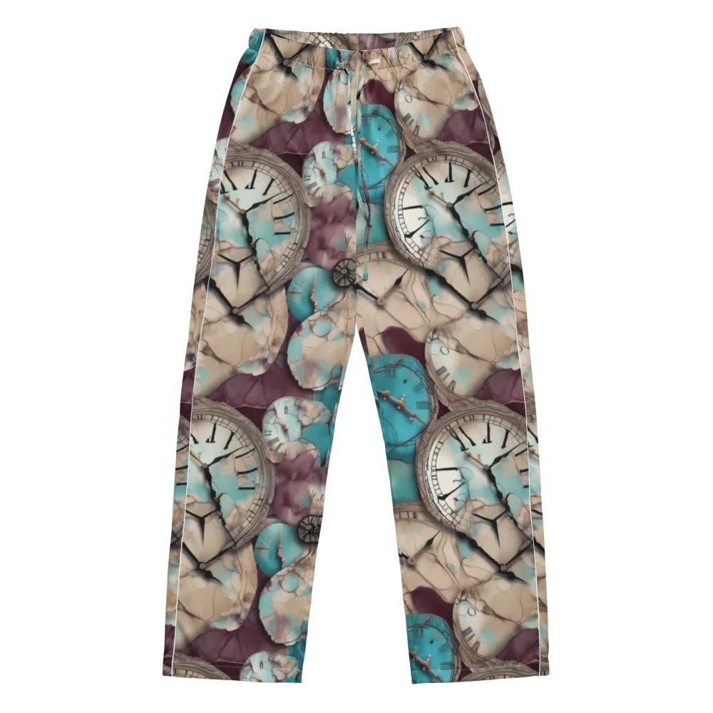 Midnight Horology on Women's Pajama Pants — Front