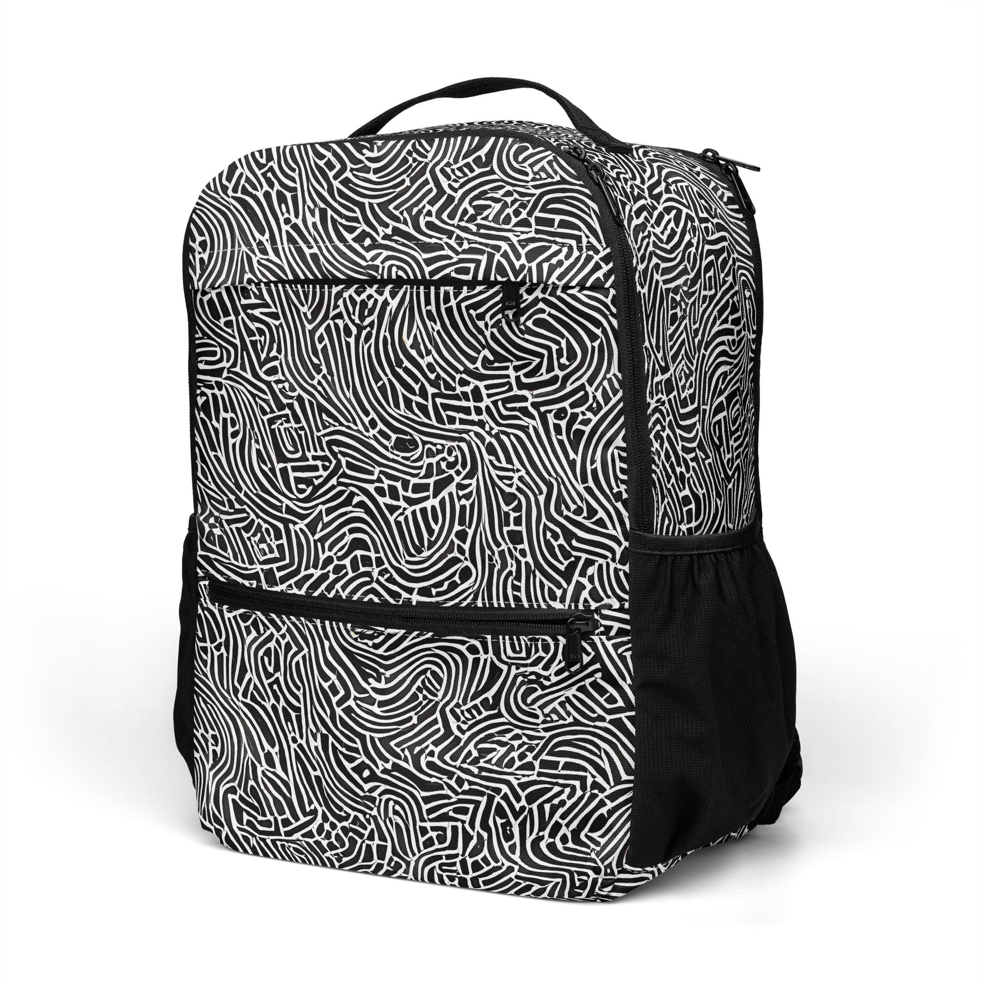 Obsidian Labyrinth on Utility Backpack — Left Front