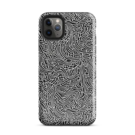 Obsidian Labyrinth on a Tough Case for iPhone®