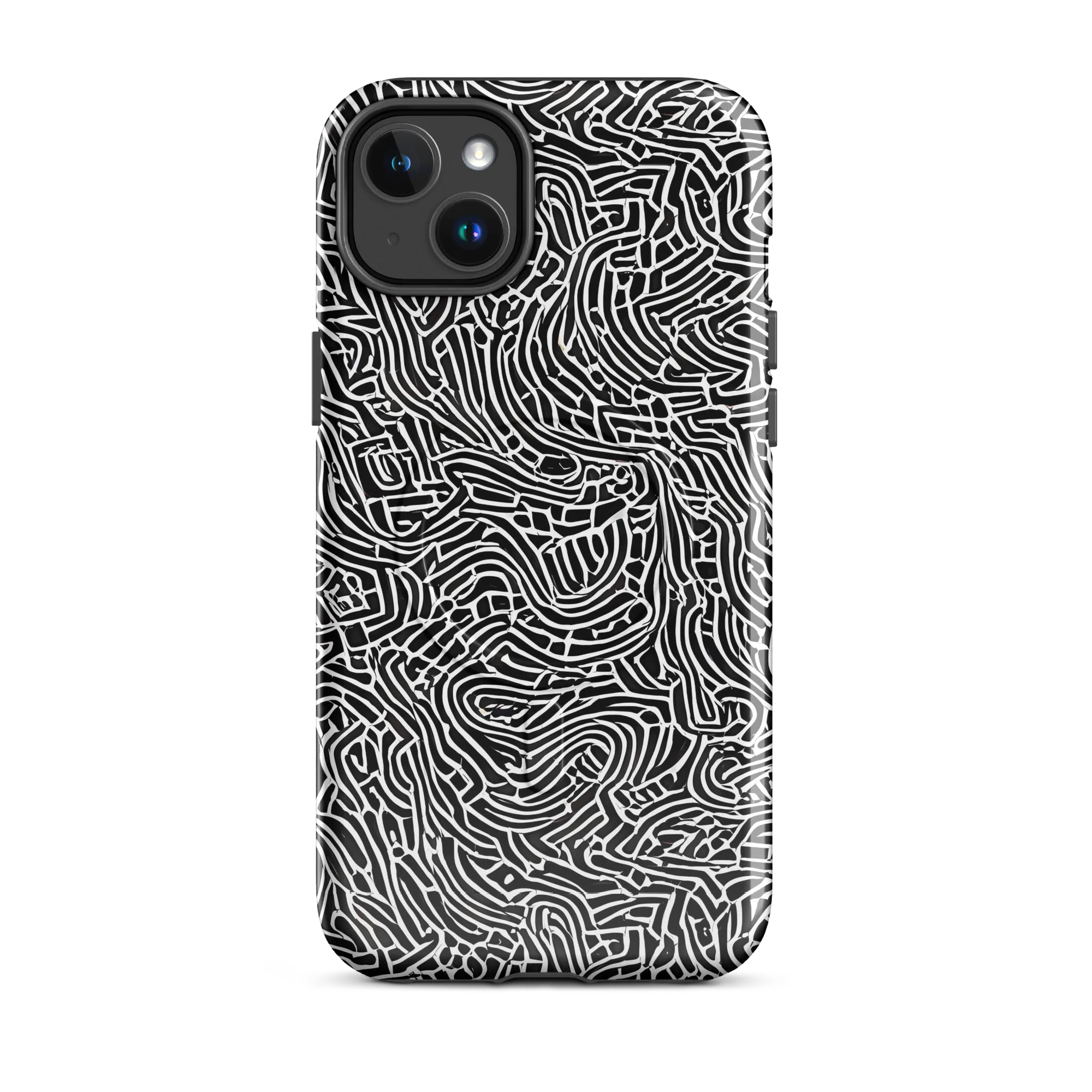 Obsidian Labyrinth on MagSafe Tough Case for iPhone® — Front