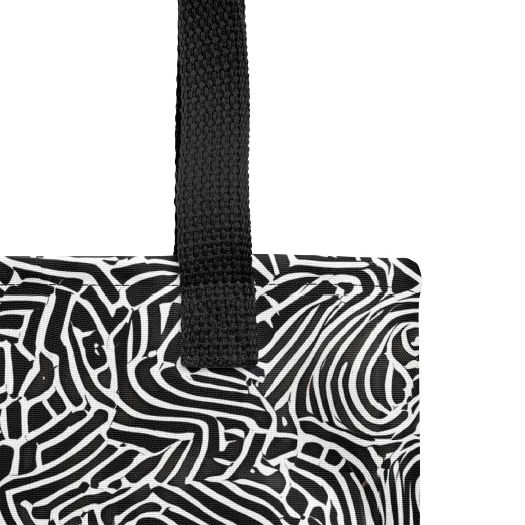 Obsidian Labyrinth on Tote Bag — Product details