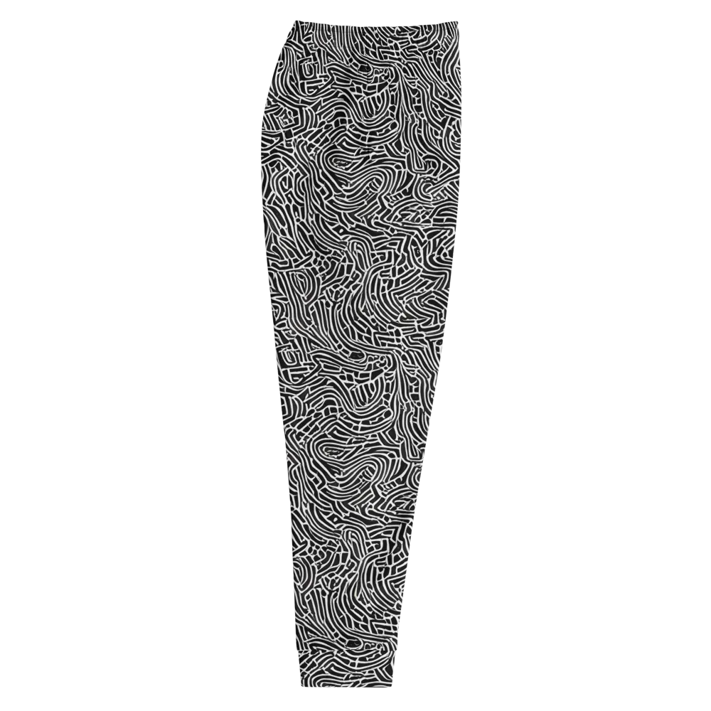 Obsidian Labyrinth on Men's Joggers — Right