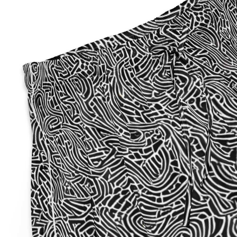 Obsidian Labyrinth on Women's Pajama Shorts — Product details
