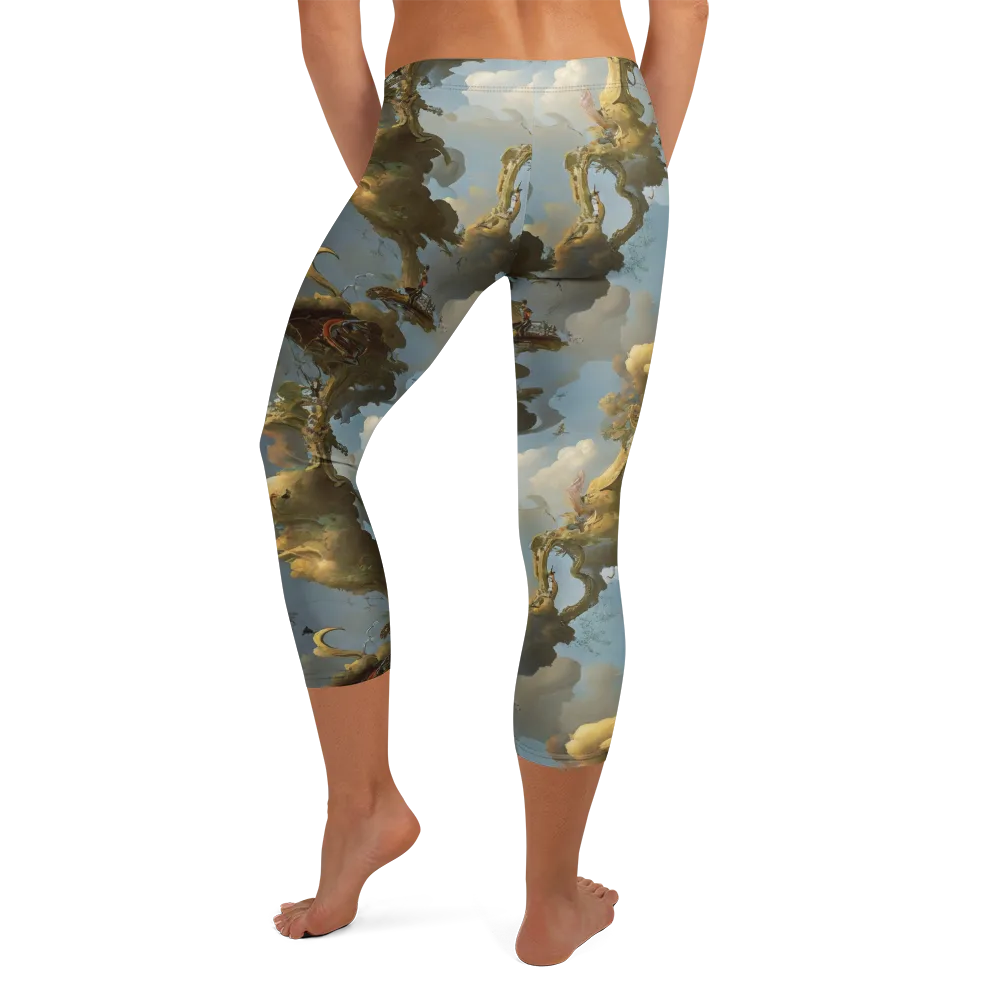 Cloudbound Canopy on Capri Leggings — Back