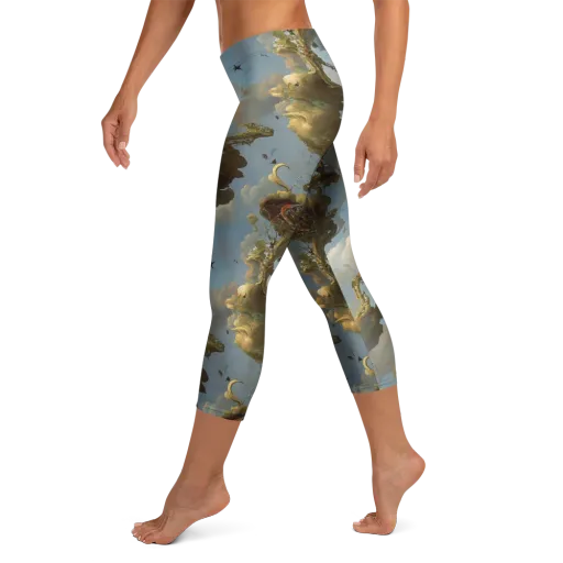 Cloudbound Canopy on a Capri Leggings