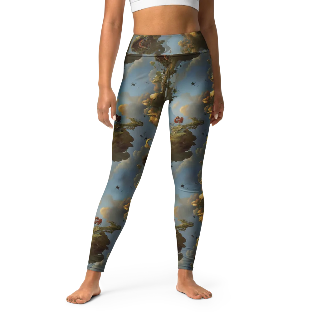Cloudbound Canopy on Yoga Leggings — Front