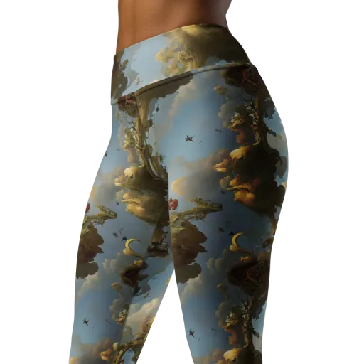 Cloudbound Canopy on a Yoga Leggings