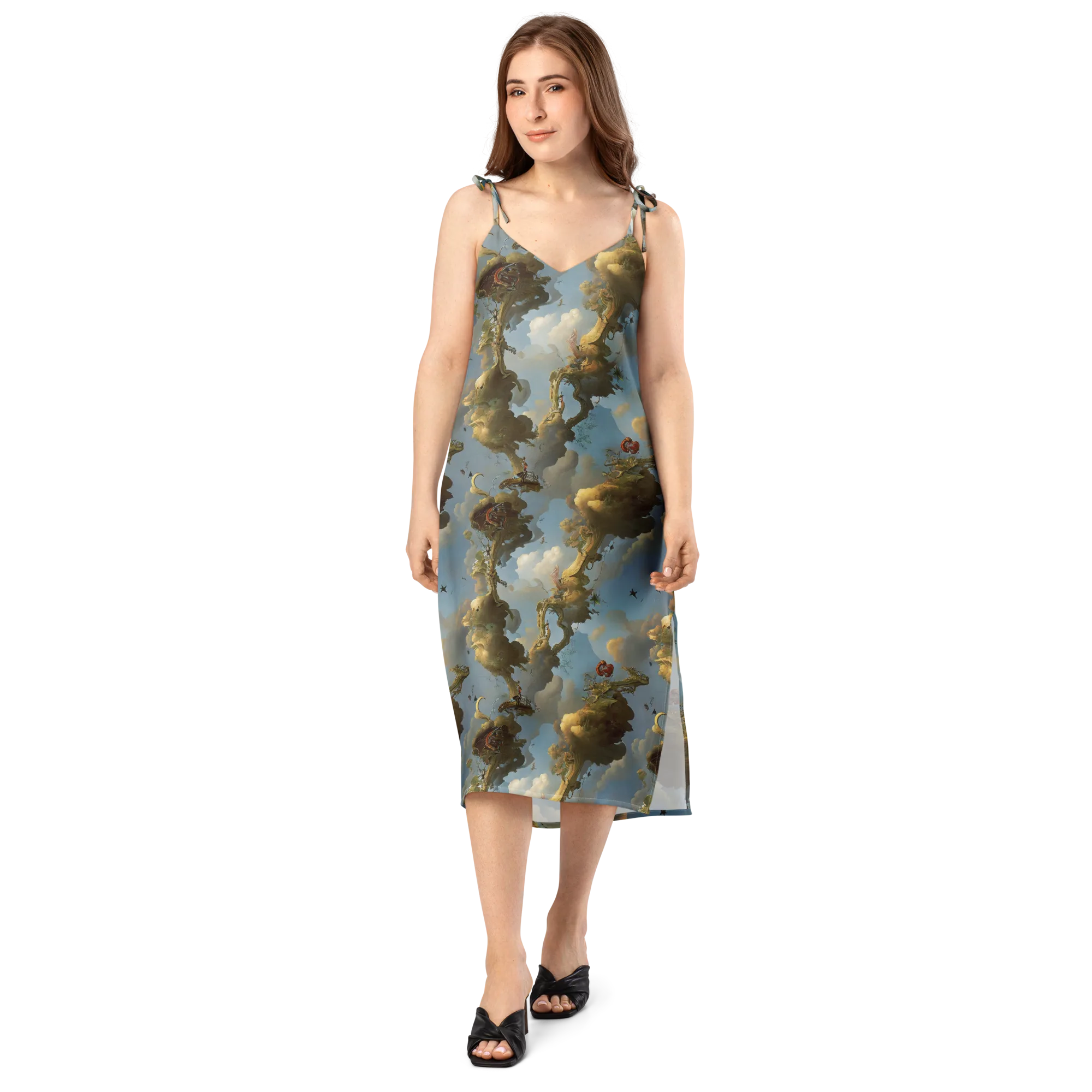 Cloudbound Canopy on Slip Dress — Front