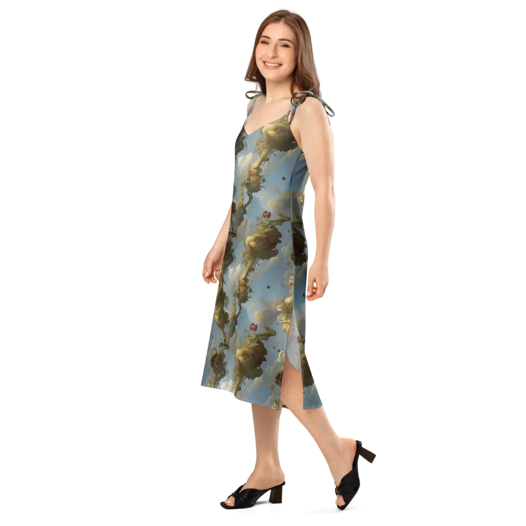 Cloudbound Canopy on Slip Dress — Left Front