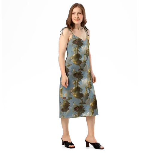 Cloudbound Canopy on a Slip Dress
