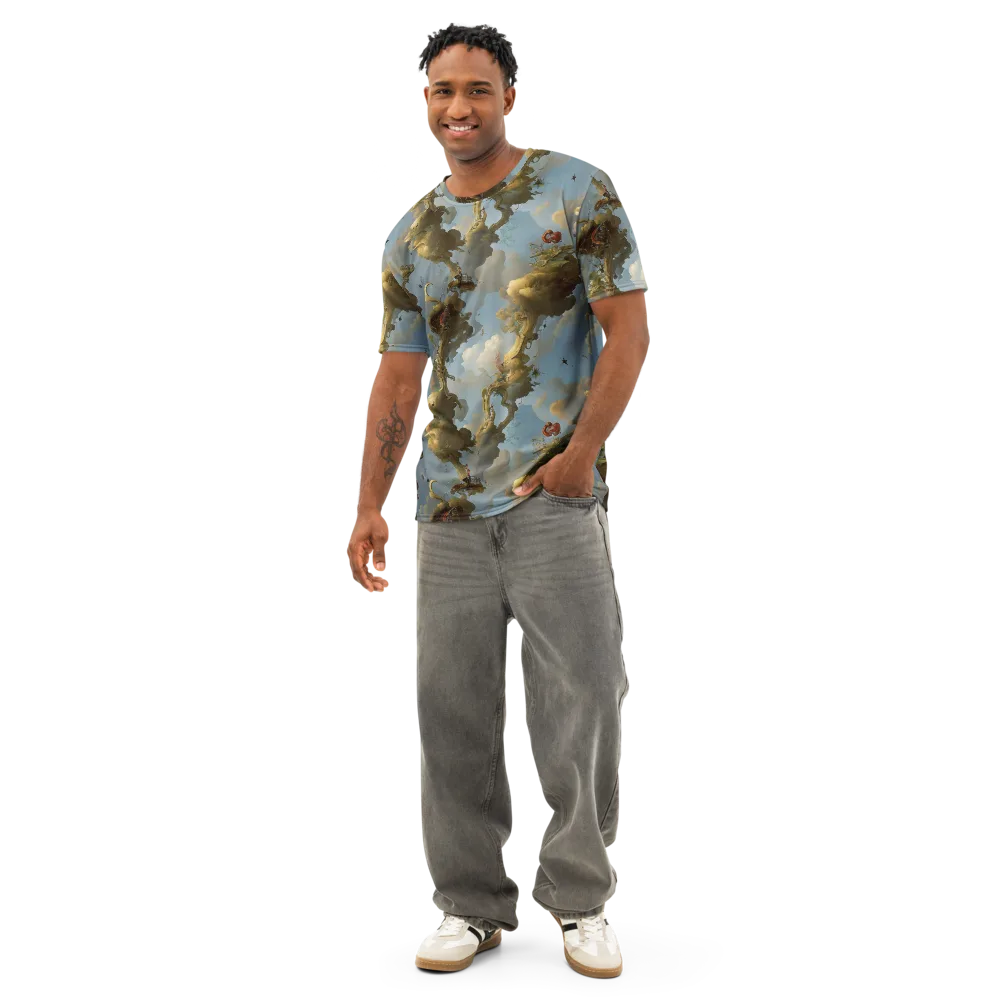 Cloudbound Canopy on Men's Cotton Crew Neck T-Shirt — Front