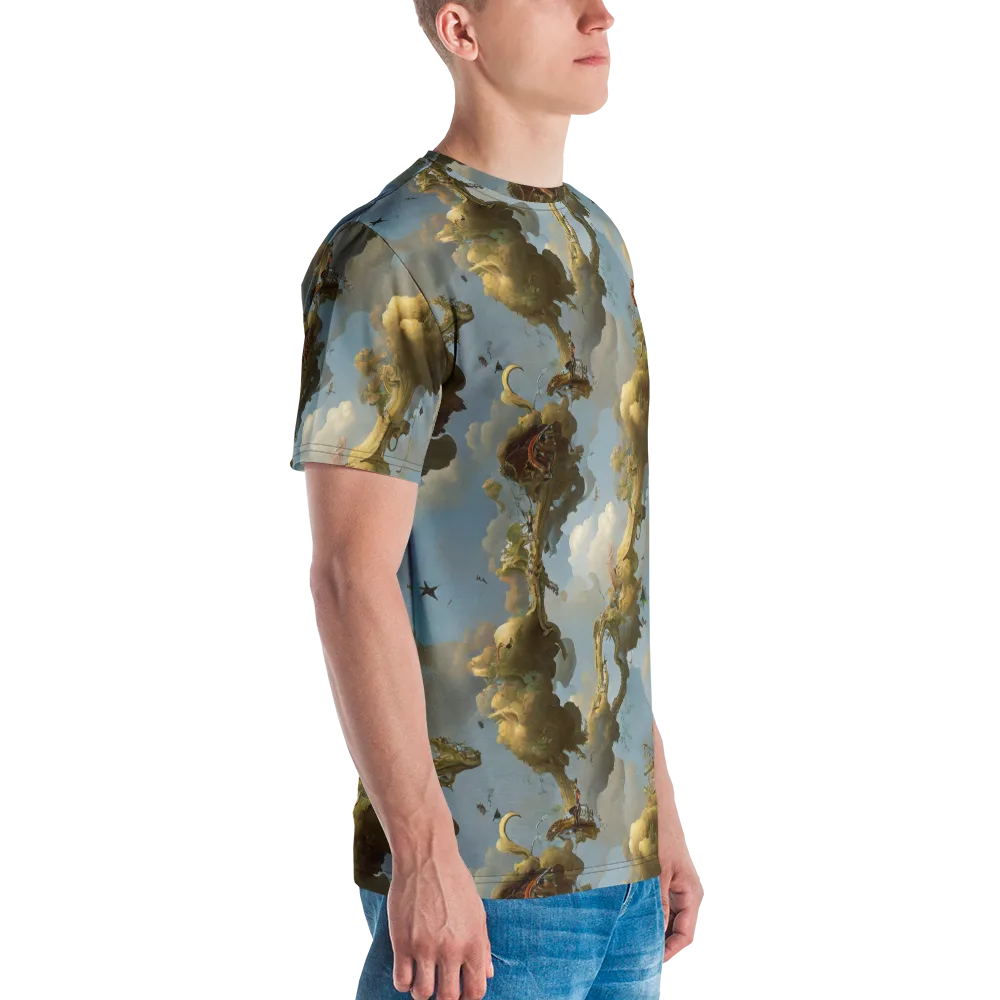 Cloudbound Canopy on Men's Crew Neck T-Shirt — Right