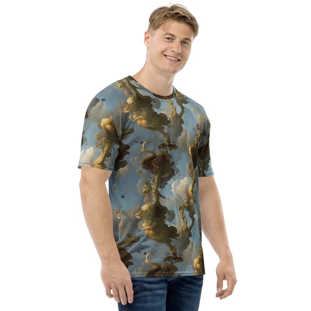 Cloudbound Canopy on Men's Crew Neck T-Shirt — Right