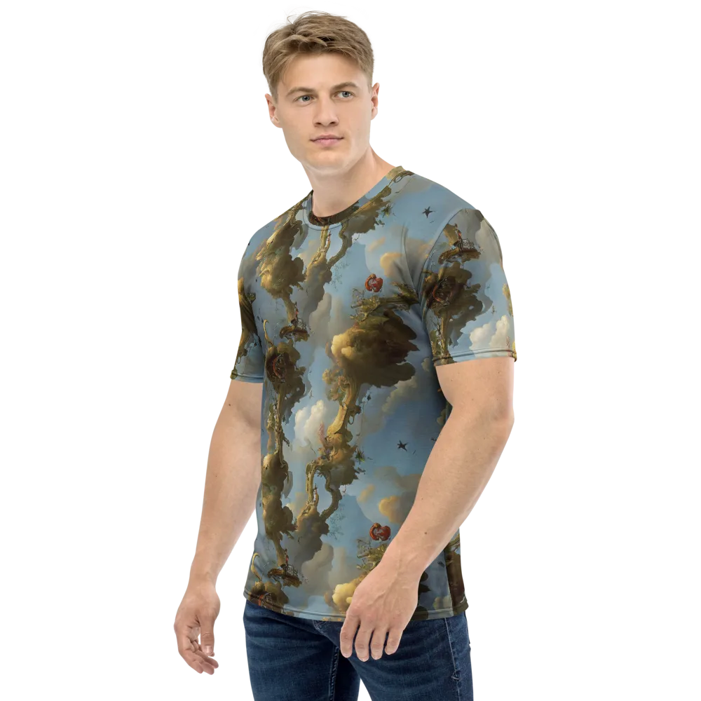 Cloudbound Canopy on Men's Crew Neck T-Shirt — Left