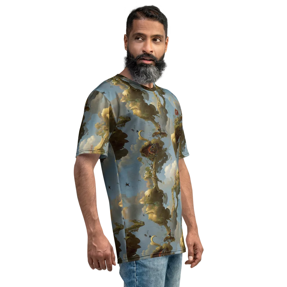 Cloudbound Canopy on Men's Crew Neck T-Shirt — Right