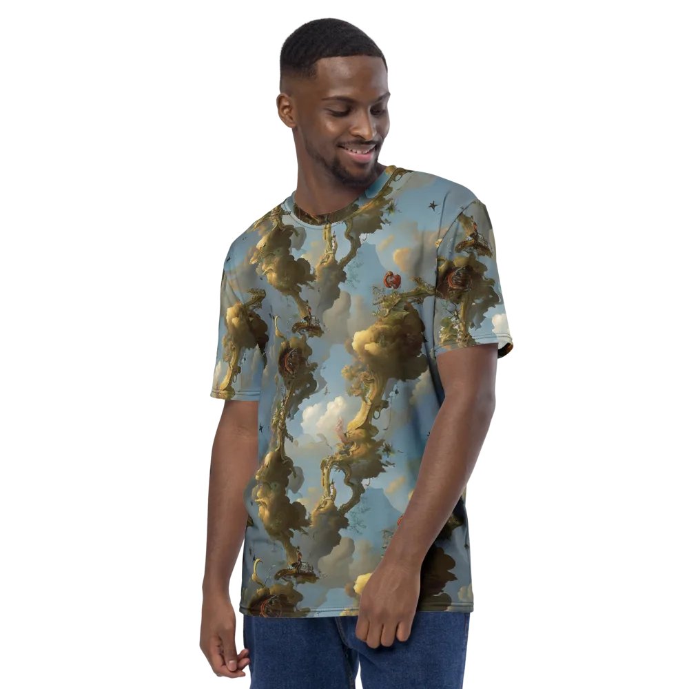 Cloudbound Canopy on Men's Crew Neck T-Shirt — Left