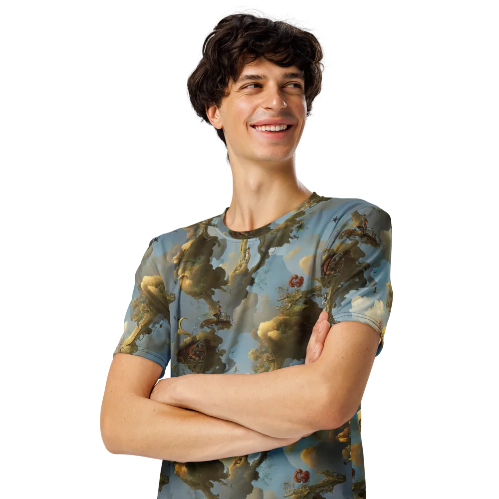 Cloudbound Canopy on Men's Crew Neck T-Shirt — Left Front