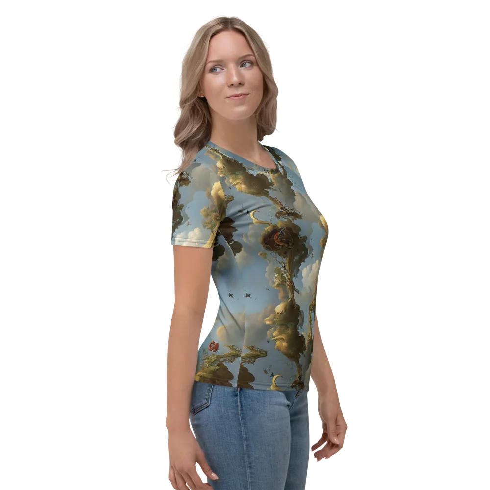 Cloudbound Canopy on Women's Crew Neck T-Shirt — Right