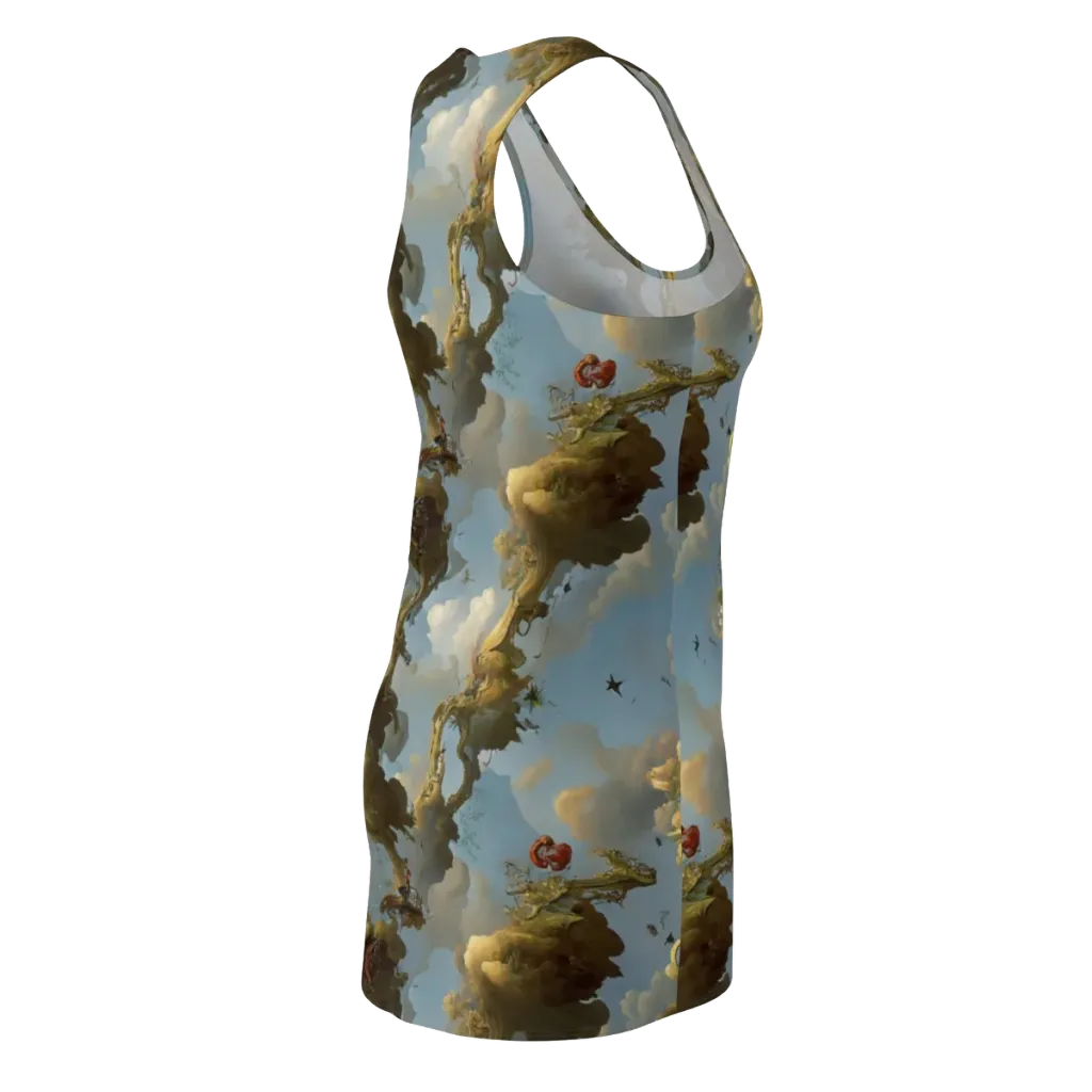 Cloudbound Canopy on Racerback Dress — Back Side