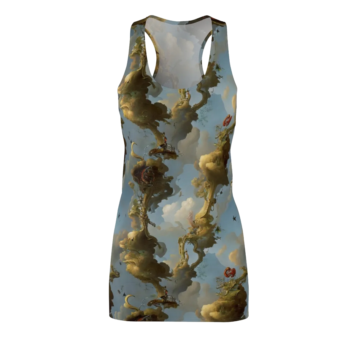 Cloudbound Canopy on Racerback Dress — Front