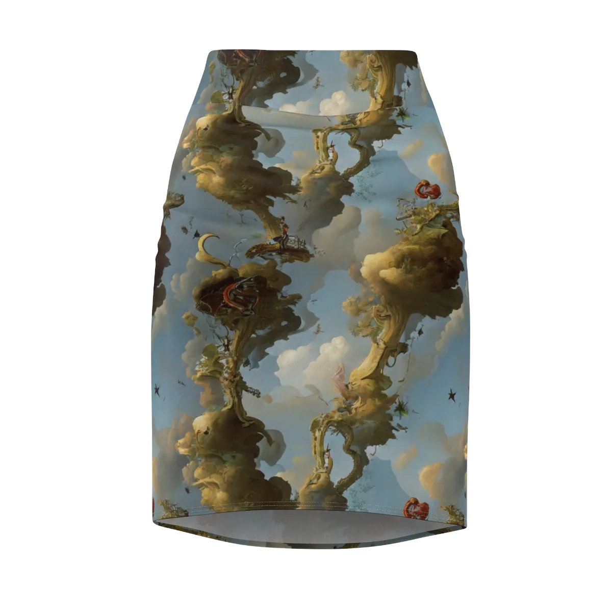 Cloudbound Canopy on Pencil Skirt — Front
