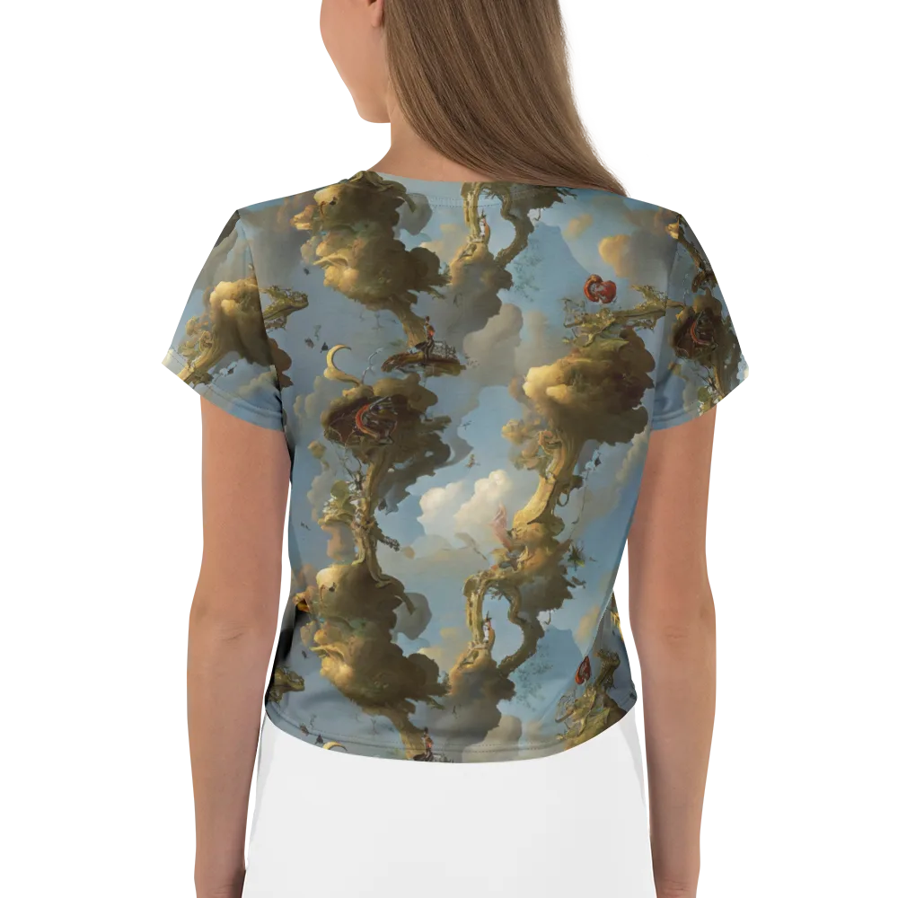 Cloudbound Canopy on Crop Tee — Back