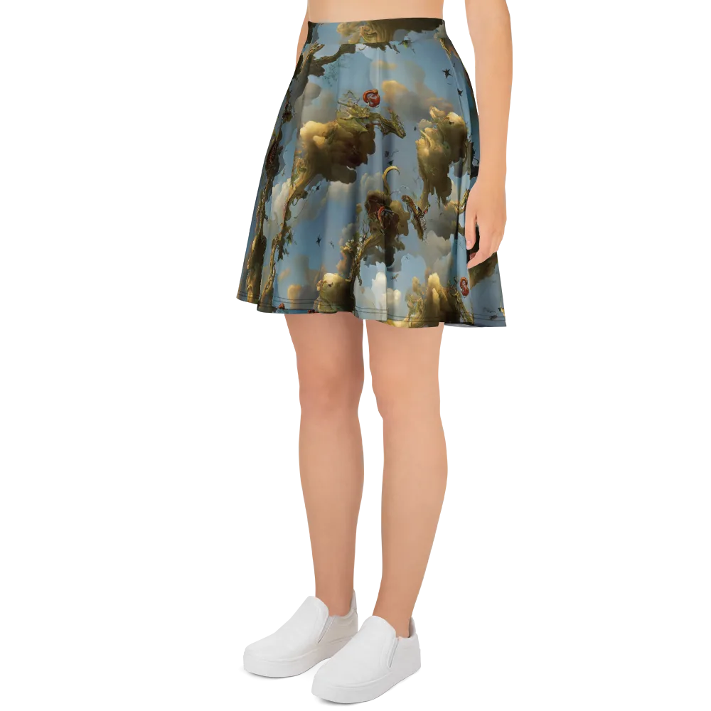 Cloudbound Canopy on Skater Skirt — Left