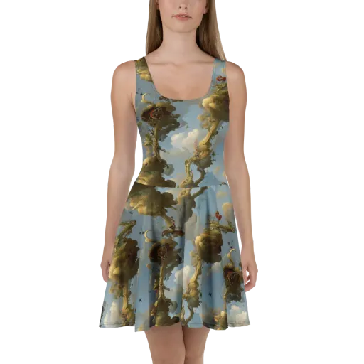 Cloudbound Canopy on a Skater Dress