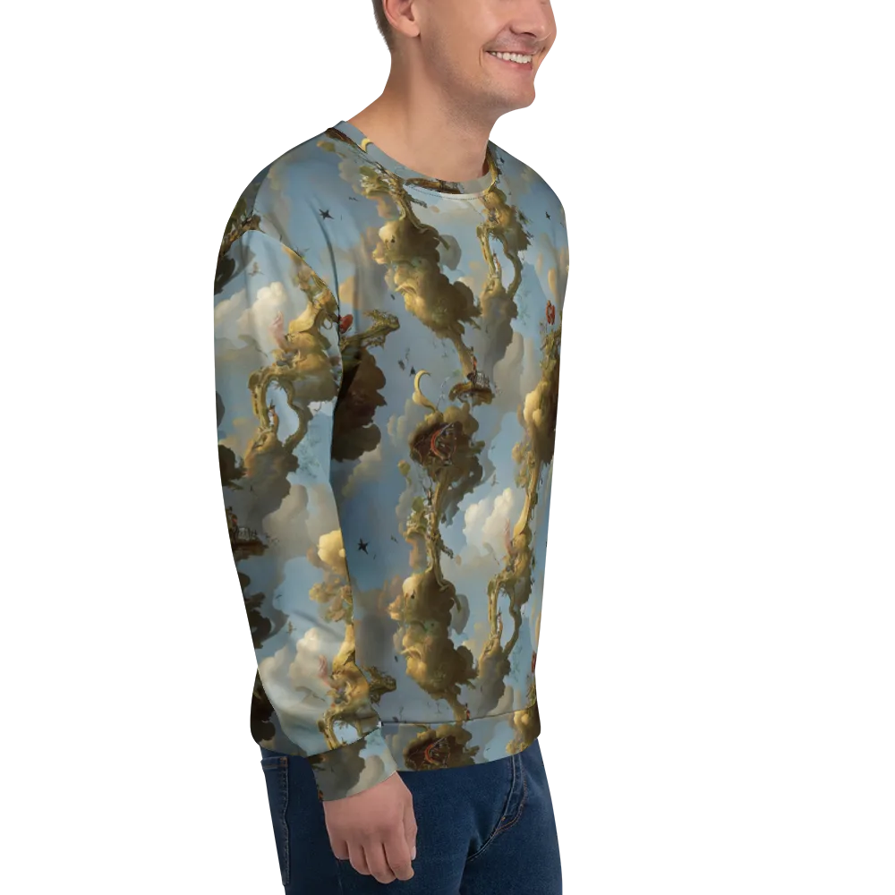 Cloudbound Canopy on Sweatshirt — Right Front