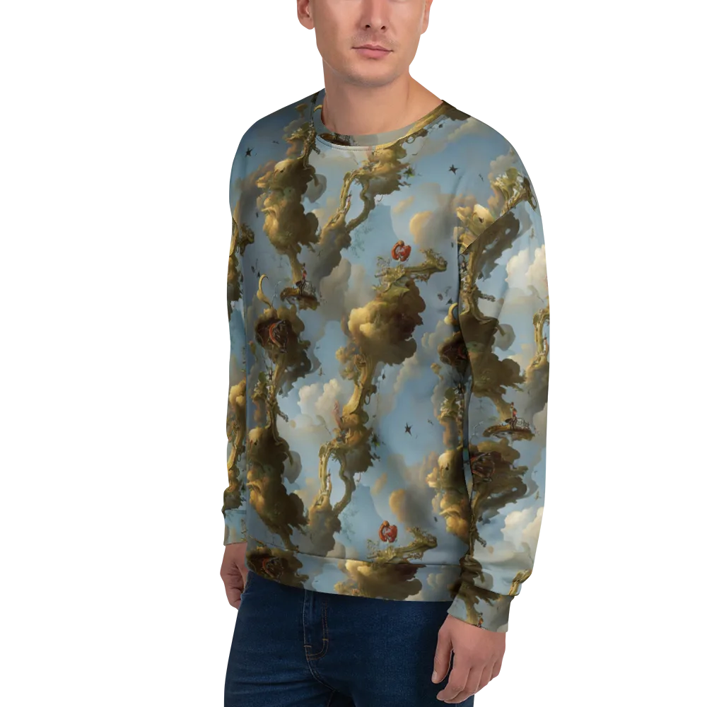 Cloudbound Canopy on Sweatshirt — Left Front