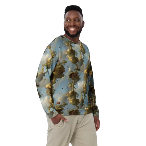 Cloudbound Canopy on a Sweatshirt