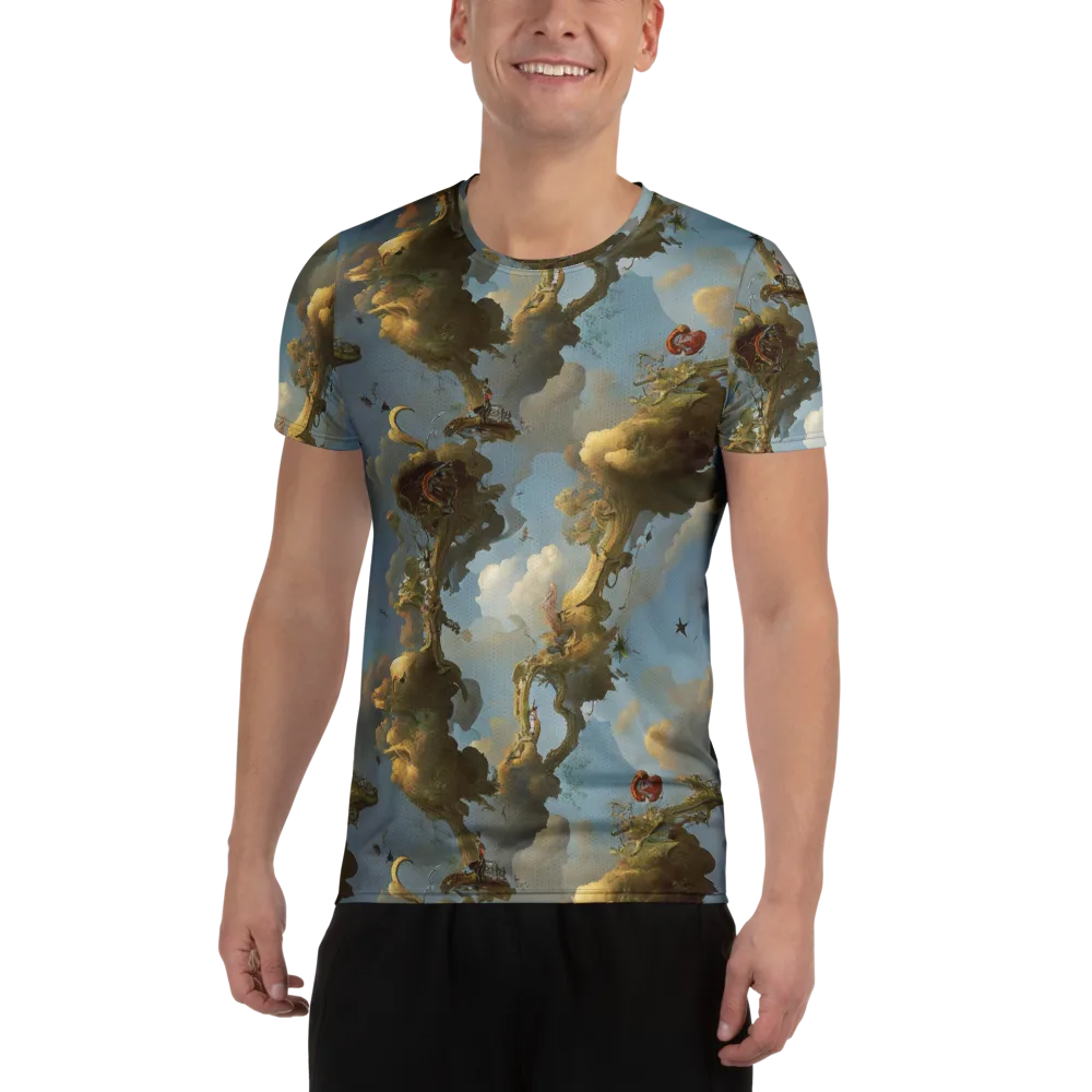 Cloudbound Canopy on Men's Athletic T-Shirt — Front