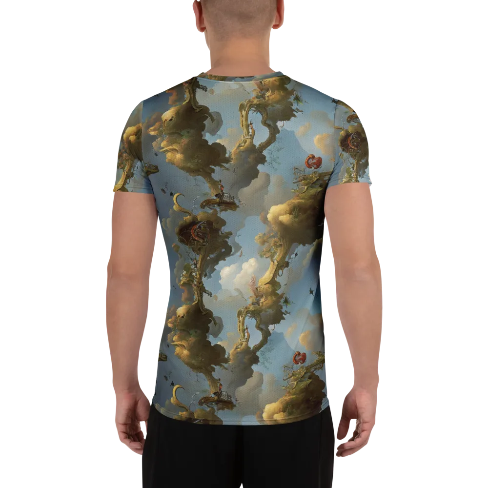 Cloudbound Canopy on Men's Athletic T-Shirt — Back