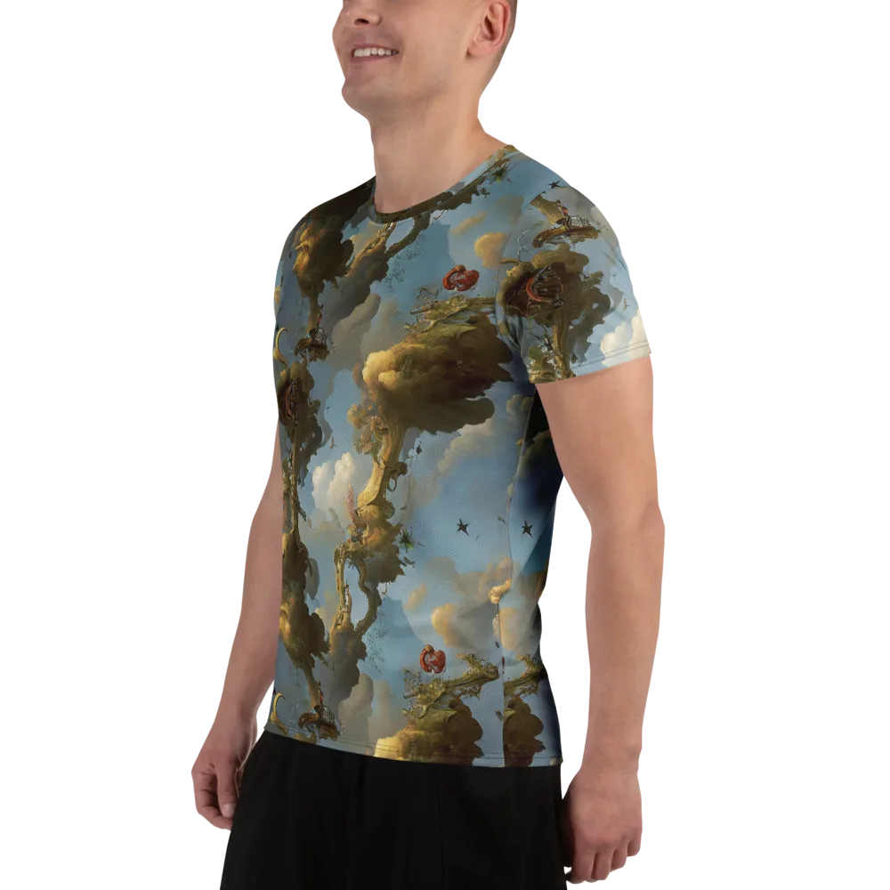 Cloudbound Canopy on Men's Athletic T-Shirt — Left