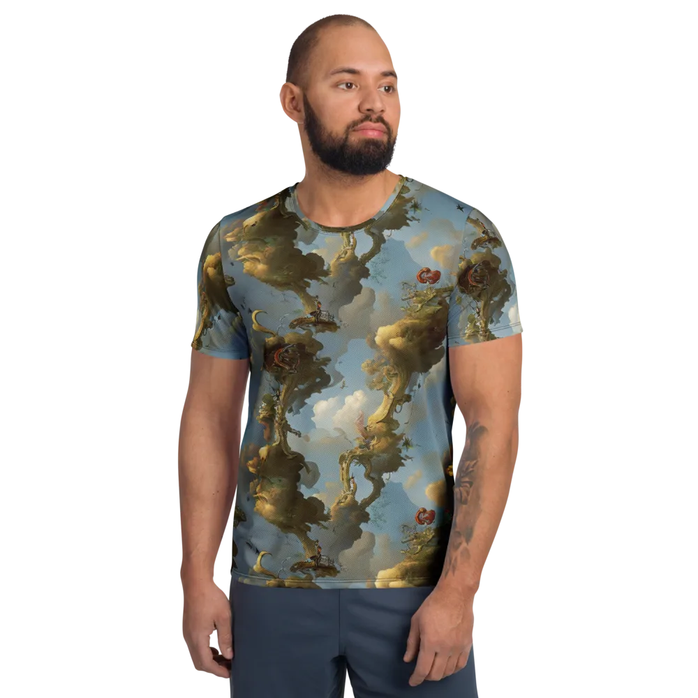 Cloudbound Canopy on Men's Athletic T-Shirt — Front