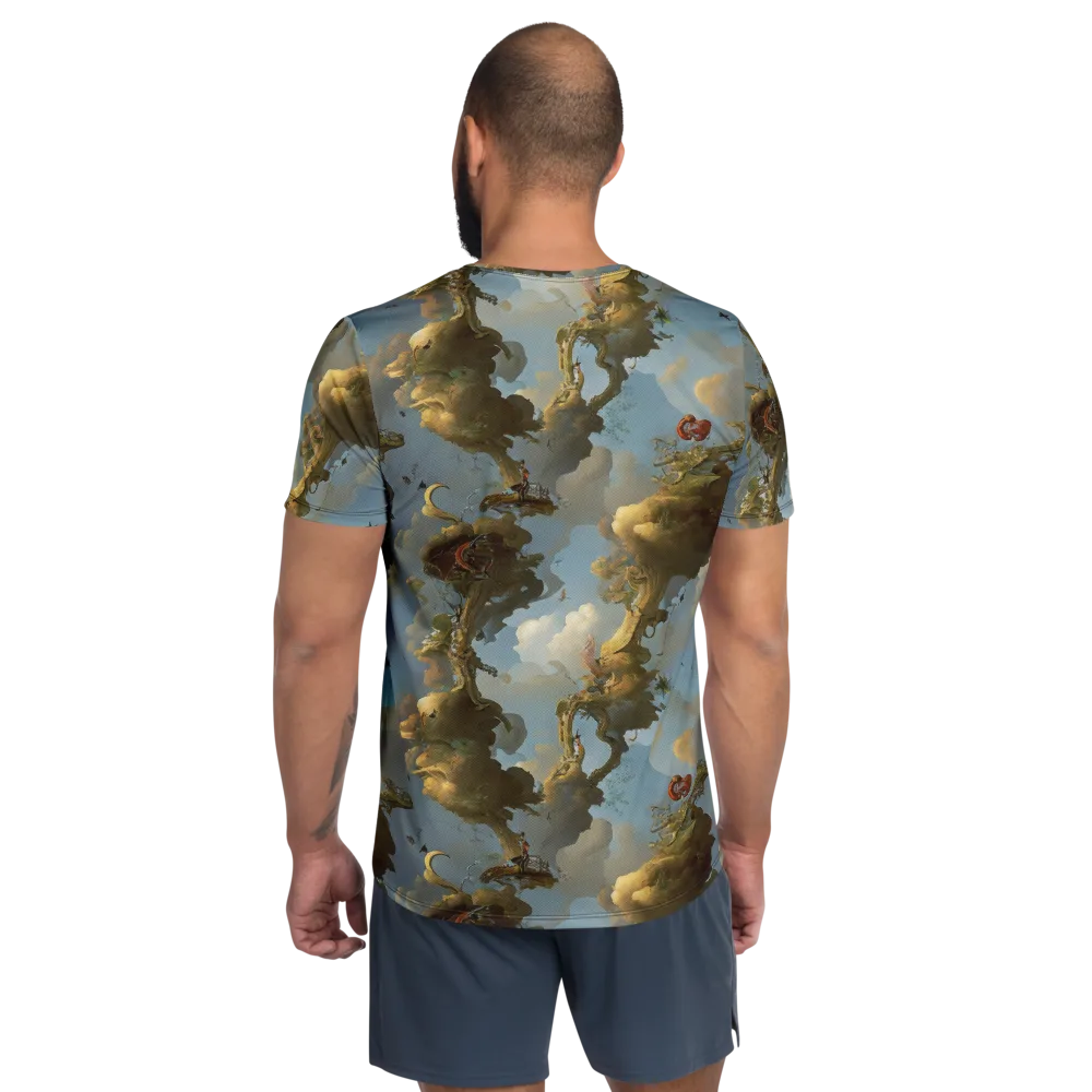 Cloudbound Canopy on Men's Athletic T-Shirt — Back