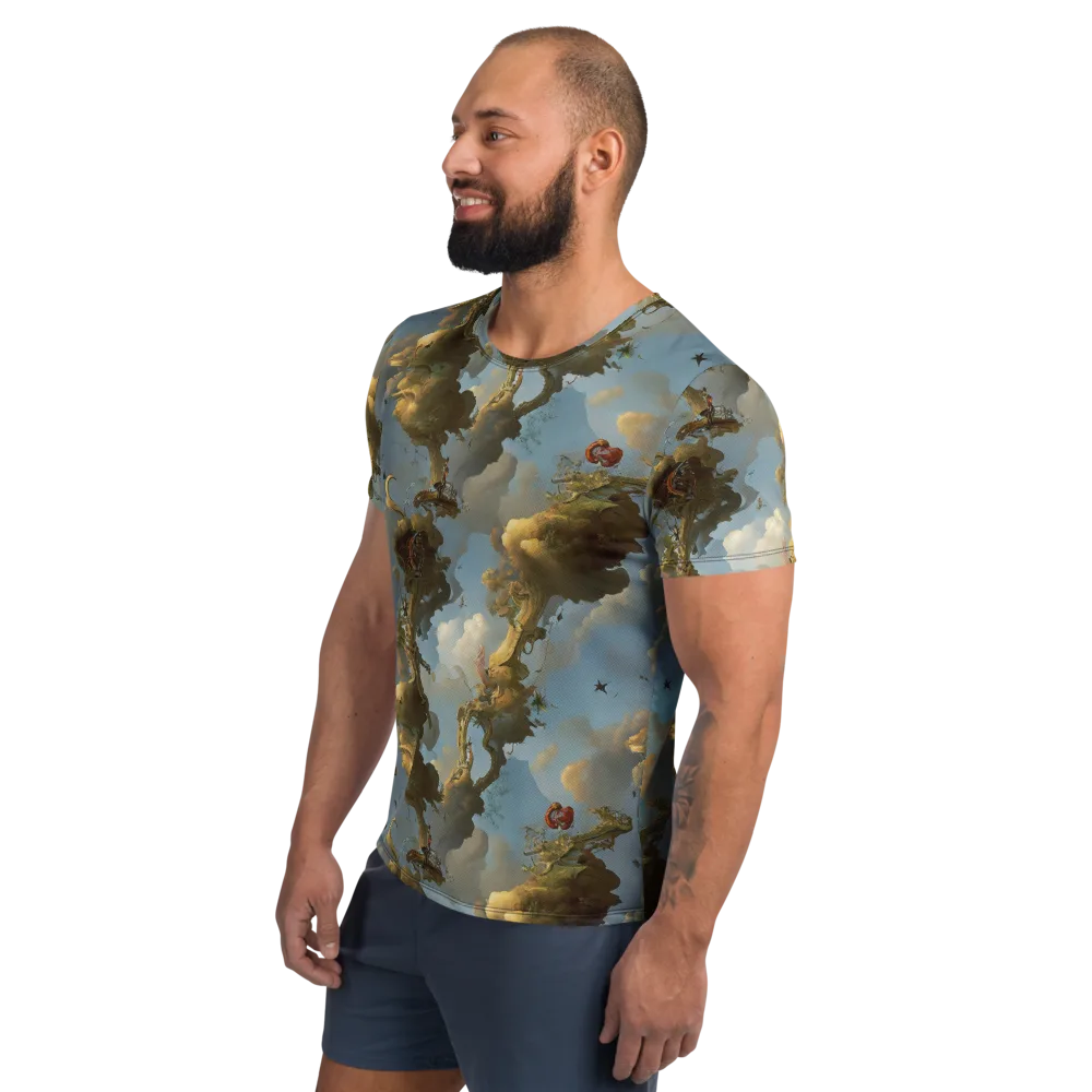 Cloudbound Canopy on Men's Athletic T-Shirt — Left