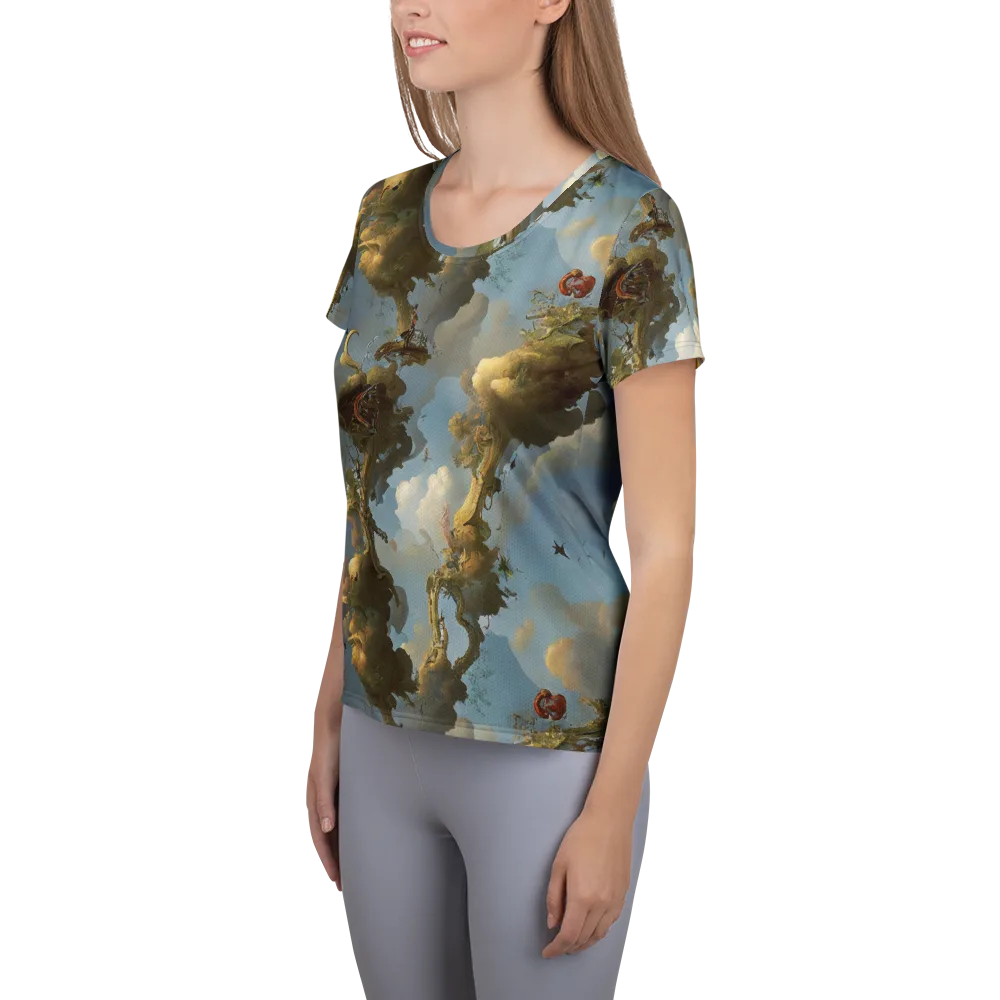 Cloudbound Canopy on Women's Athletic T-Shirt — Left