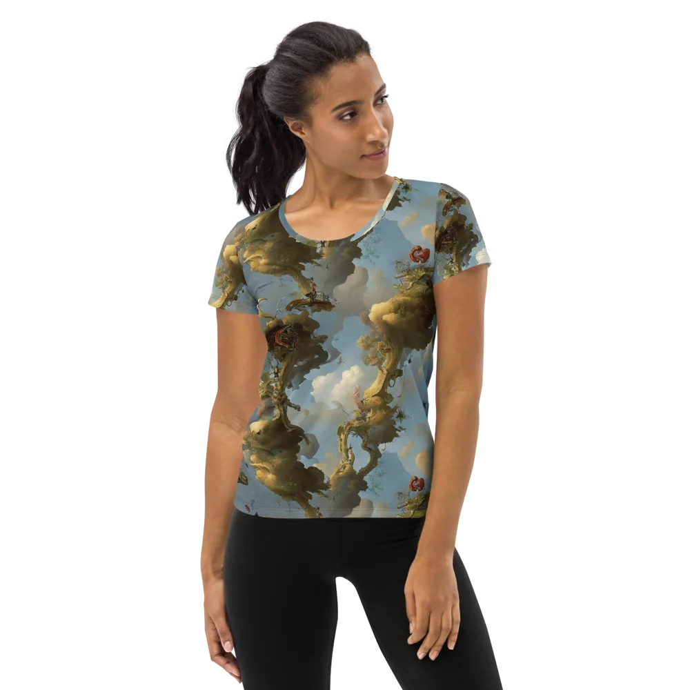 Cloudbound Canopy on Women's Athletic T-Shirt — Front