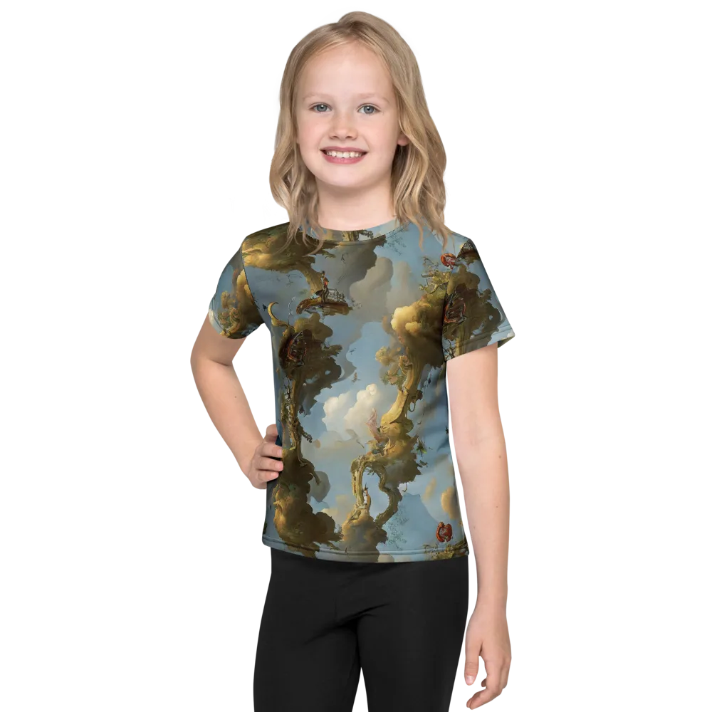 Cloudbound Canopy on Kids Crew Neck T-Shirt — Front