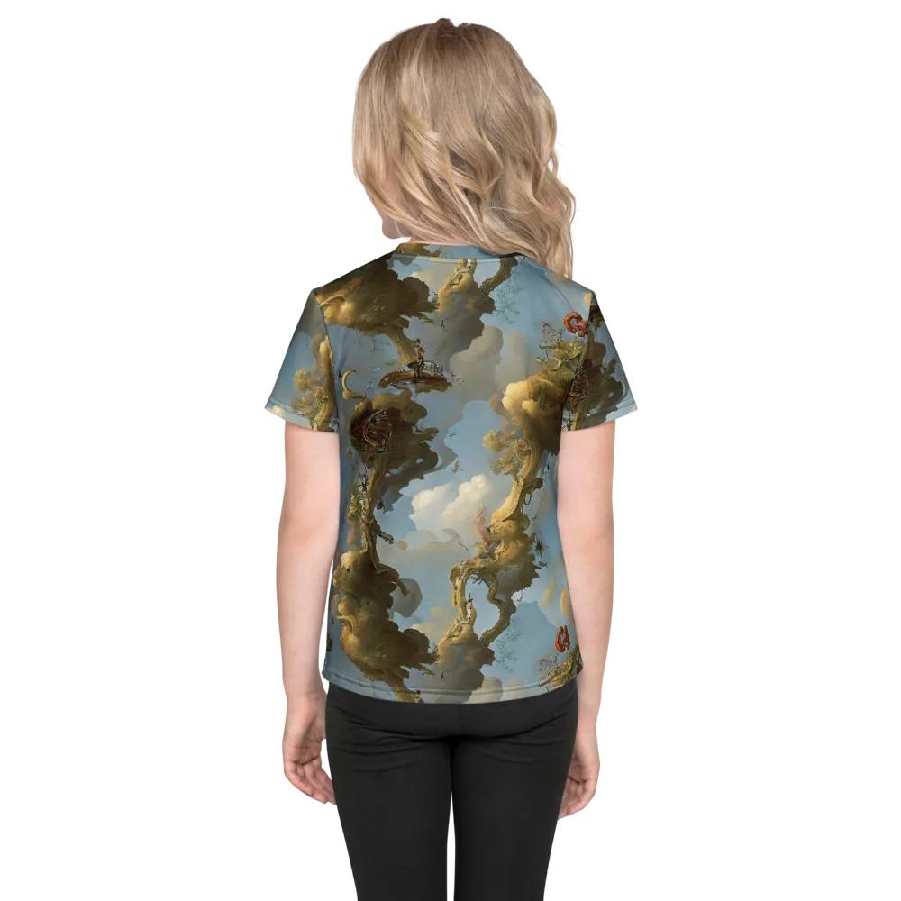 Cloudbound Canopy on Kids Crew Neck T-Shirt — Back