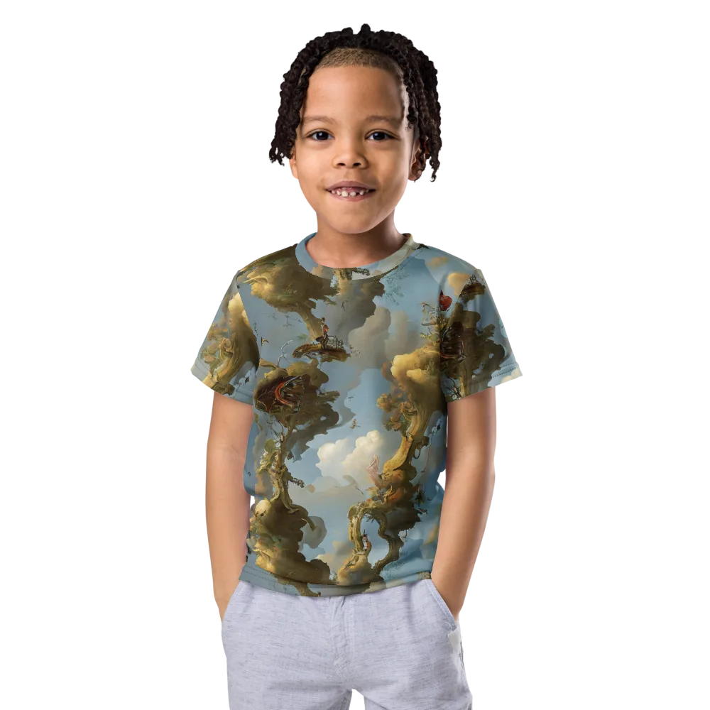 Cloudbound Canopy on Kids Crew Neck T-Shirt — Front